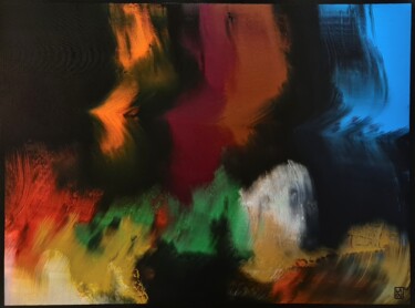 Peinture intitulée "Ecstasy : L338" par Laou, Œuvre d'art originale, Acrylique Monté sur Châssis en bois