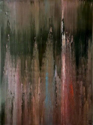 Peinture intitulée "Acharnement : L339" par Laou, Œuvre d'art originale, Acrylique Monté sur Châssis en bois
