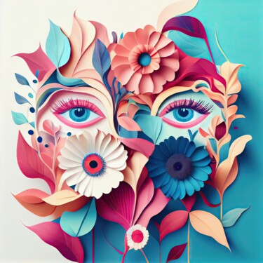 Artwork #1 from the collection "Woman's fantasy" 数字艺术 标题为“Artwork #1 from the…” 由Olga Sukhikh (Lolly Shine), 原创艺术品, AI生成的图像