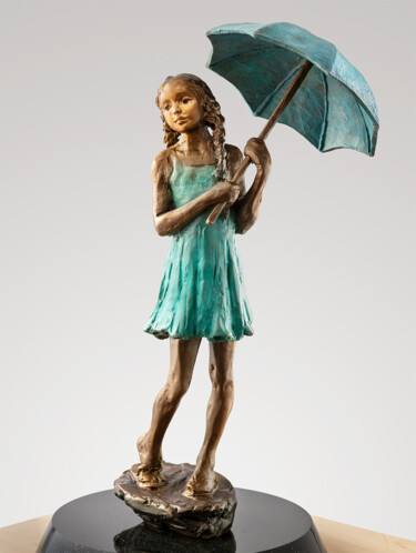 Sculpture titled "Brella" by Paige Bradley, Original Artwork, Bronze