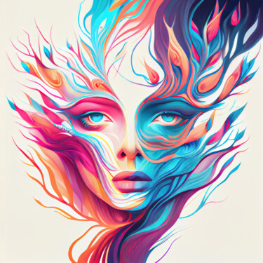 数字艺术 标题为“Artwork #4 from the…” 由Olga Sukhikh (Lolly Shine), 原创艺术品, AI生成的图像