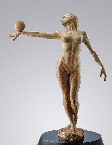Balance (quarter life) Sculpture titled "Balance (quarter li…" by Paige Bradley, Original Artwork, Bronze