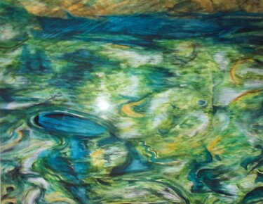 Peinture intitulée "pont d'Espagne" par Josette Georgel, Œuvre d'art originale, Aquarelle
