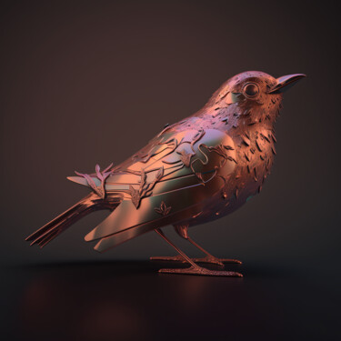 数字艺术 标题为“Bird 2” 由Claudio Pincas Feldman, 原创艺术品, AI生成的图像