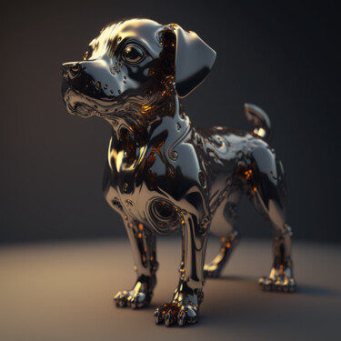 数字艺术 标题为“Dog” 由Claudio Pincas Feldman, 原创艺术品, AI生成的图像