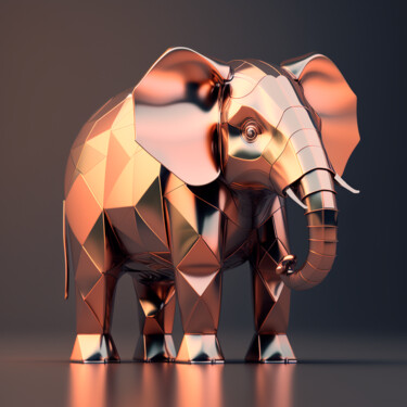 数字艺术 标题为“oliphant” 由Claudio Pincas Feldman, 原创艺术品, AI生成的图像