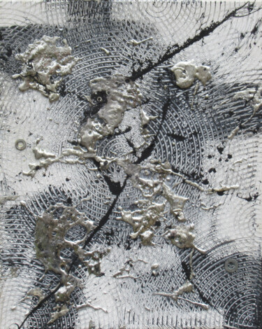 Peinture intitulée "Jeté-battu" par Sébastien Hauduc, Œuvre d'art originale, Acrylique Monté sur Châssis en bois