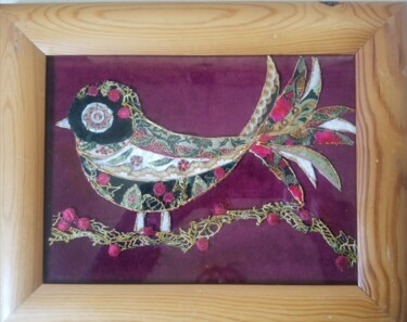 Textile Art titled "Zébulette" by Manon, Original Artwork, Fabric