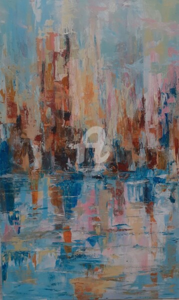 Peinture intitulée "Réciproque" par Ahmed Zaibi, Œuvre d'art originale, Acrylique