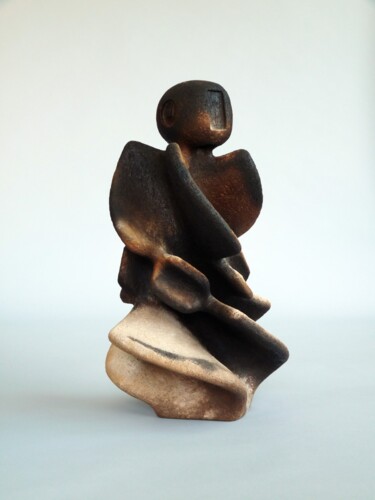 Sculpture titled "PROMETHEUS ARCHETYP…" by Arne Petersen, Original Artwork, Terra cotta