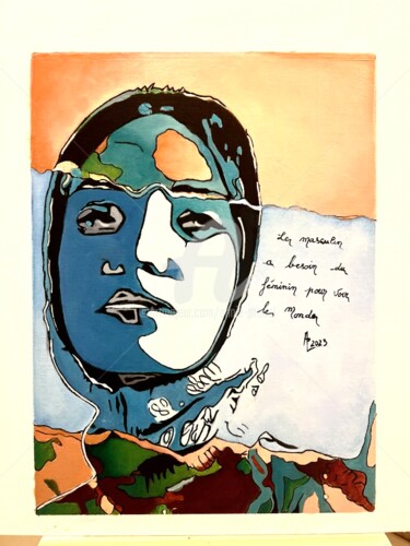 Peinture intitulée "La Vie tout simplem…" par Annie Predal, Œuvre d'art originale, Huile