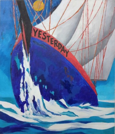 Pittura intitolato "Yesterday III" da Hannes Hofstetter, Opera d'arte originale, Olio