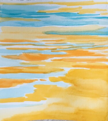 제목이 "Soleil"인 그림 Bd로, 원작, 수채화