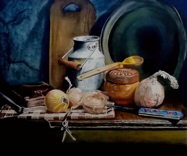 Peinture intitulée ""C'est pas mes oign…" par Philippe Lemesle, Œuvre d'art originale, Huile