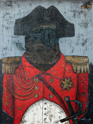 Painting titled "“Billy Bones ”" by Sasha Bob, Original Artwork, Oil
