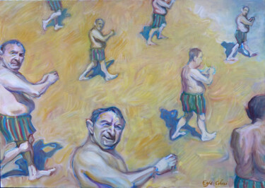 Malarstwo zatytułowany „Italian by the sea” autorstwa Egle Colucci, Oryginalna praca, Olej
