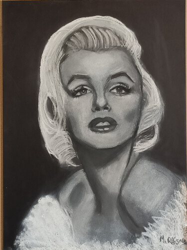 Dear Marylin Dessin intitulée "Dear Marylin" par Marit Refsnes, Œuvre d'art originale, Pastel