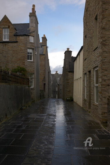 摄影 标题为“Laneway - Stromness…” 由Scott Gregory Banner, 原创艺术品, 数码摄影