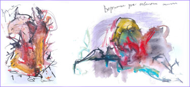 mushrooms next to the peak illuminated by the sun 数字艺术 标题为“mushrooms next to t…” 由Дима Dima Вильмс Wilms (Рок-Живописец Rock-Painter), 原创艺术品, 水彩