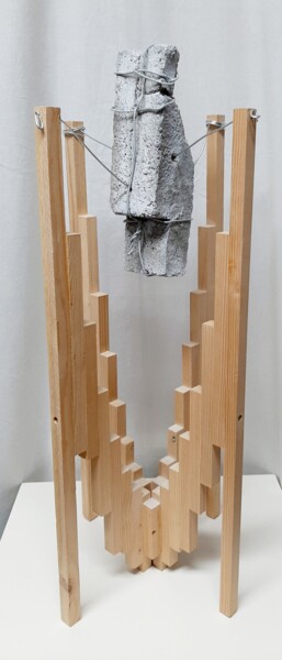 Escultura intitulada "#3" por Alberto Simões De Almeida, Obras de arte originais, Madeira