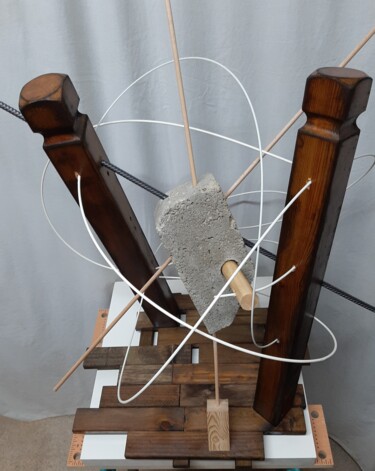Escultura intitulada "#11" por Alberto Simões De Almeida, Obras de arte originais, Madeira