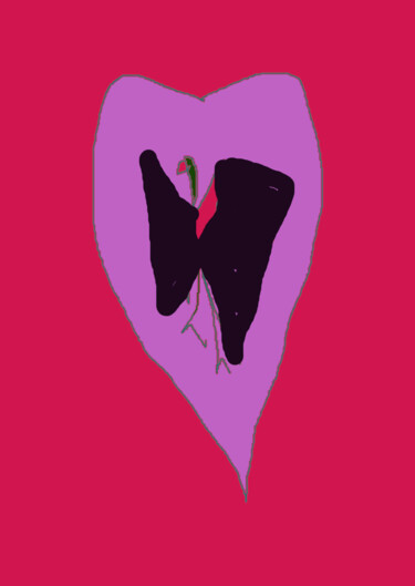 Pintura titulada "CORAZON DE AGUILA" por Ro Model, Obra de arte original, Pintura Digital