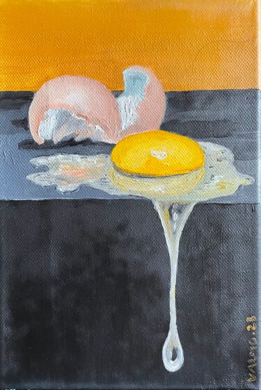 Painting titled "COCO" by Valérie Morin, Original Artwork, Oil