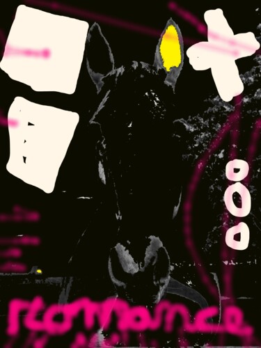제목이 "ROMANCE"인 디지털 아트 Guillaume Fournier로, 원작, 조작된 사진