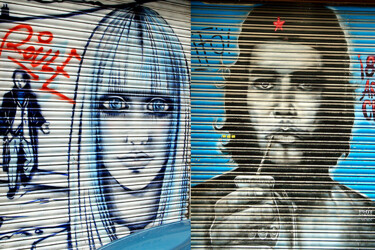 제목이 "Graffitis 4"인 사진 Jean-Claude Mathier로, 원작, 디지털
