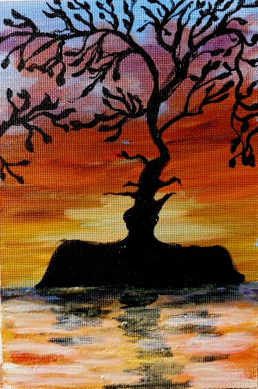 Dalla Natura abbiamo tanto da imparare Painting titled "Dalla Natura abbiam…" by Marcella Molea, Original Artwork, Oil