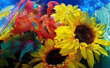 Fotografía titulada "melange couleurs" por Aquartistiq, Obra de arte original, Fotografía digital