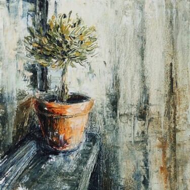 Ζωγραφική με τίτλο "Etude still life "O…" από Yana Dulger, Αυθεντικά έργα τέχνης, Λάδι