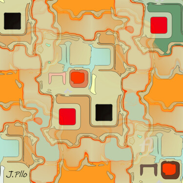 数字艺术 标题为“Medievo” 由Joseph Pllo, 原创艺术品, 数字油画