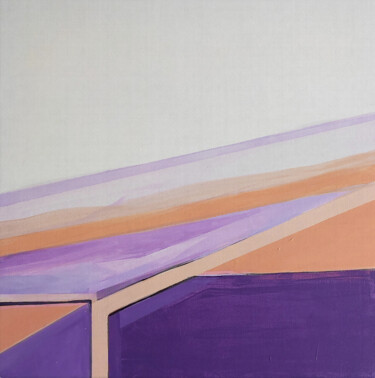 Schilderij getiteld "LANDSCAPE Y3" door Laura Treimane Saulaja, Origineel Kunstwerk, Acryl