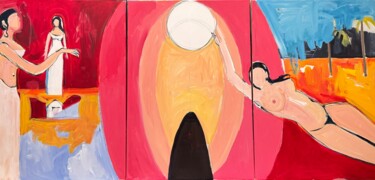 绘画 标题为“Heaven`s gate” 由Susanne Rikus, 原创艺术品, 丙烯