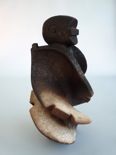 Sculpture titled "PROMETHEUS ARCHETYP…" by Arne Petersen, Original Artwork, Terra cotta