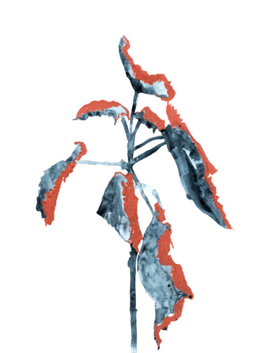 Peinture intitulée "Patchouli" par Alison Vignault, Œuvre d'art originale, Gouache