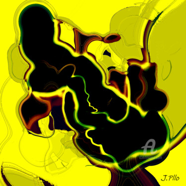 Arte digital titulada "Extraño" por Joseph Pllo, Obra de arte original, Pintura Digital