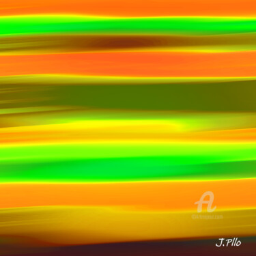 Arte digital titulada "Green" por Joseph Pllo, Obra de arte original, Pintura Digital