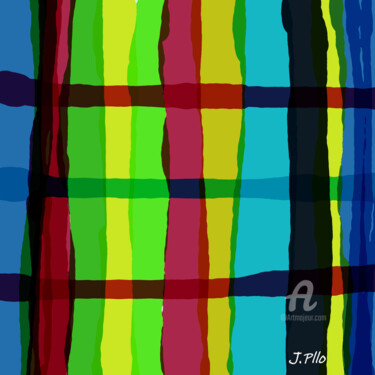 Arte digital titulada "Compos 1" por Joseph Pllo, Obra de arte original, Pintura Digital