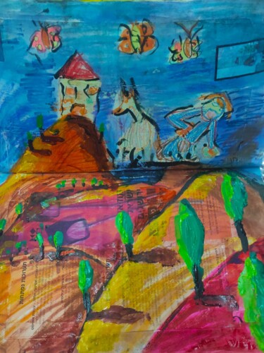 contemporary modern art israel artist painters arts painting 绘画 标题为“contemporary modern…” 由Raphael Perez, 原创艺术品, 丙烯