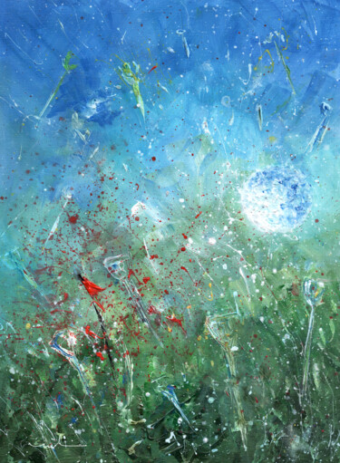 Peinture intitulée "Fly With Me" par Miki De Goodaboom, Œuvre d'art originale, Acrylique Monté sur Carton