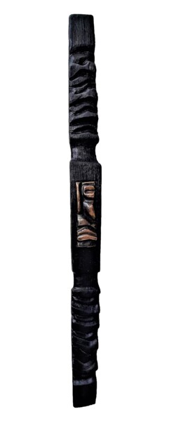 雕塑 标题为“Totem noir” 由Helene Stanton, 原创艺术品, 青铜