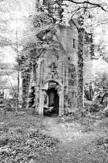 Photographie intitulée "Ruine de chateau en…" par Ernest Tosetti, Œuvre d'art originale, Photographie numérique