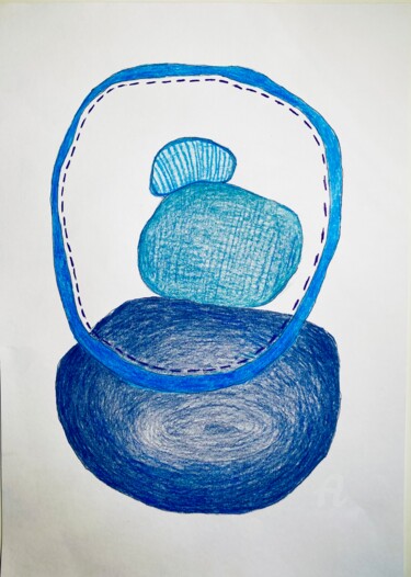 Una notte a giardino 图画 标题为“Una notte a giardino” 由Abstractart.Style, 原创艺术品, 铅笔