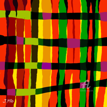 Arte digital titulada "desigual 1" por Joseph Pllo, Obra de arte original, Pintura Digital