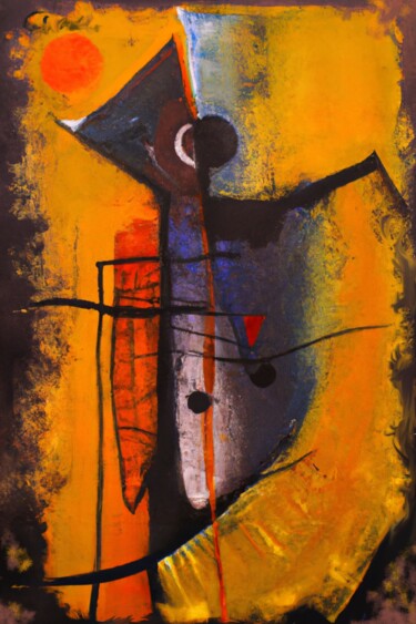 「Fatal Abstraction」というタイトルの絵画 Luigi Fazio (Fazio's Concepts)によって, オリジナルのアートワーク, アクリル