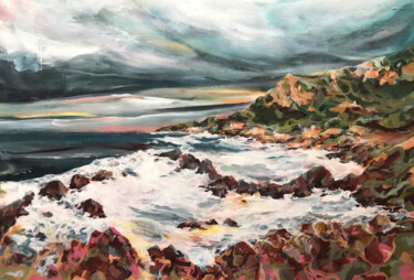 Peinture intitulée "Here" par Kelly Allison, Œuvre d'art originale, Acrylique