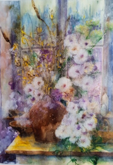 Pintura titulada "Bouquet" por Anna-Karin Eriksson Van Haver, Obra de arte original, Acuarela
