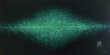 Aurora - peinture abstraite à la peinture à l'huile Peinture intitulée "Aurora - peinture a…" par Sophie Artinian, Œuvre d'art originale, Huile Monté sur Châssis en bois